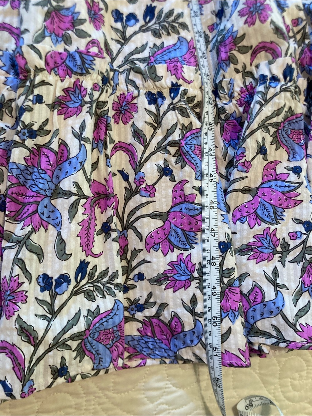 Vineyard Vines Pink & Lavender Floral Tie-Waist Maxi Dress Women’s size Large - Picture 10 of 16